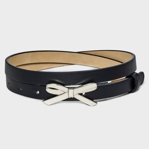 Women's Metal Bow Belt - Wild Fable 
Black LARGE corpcore boardroom chic